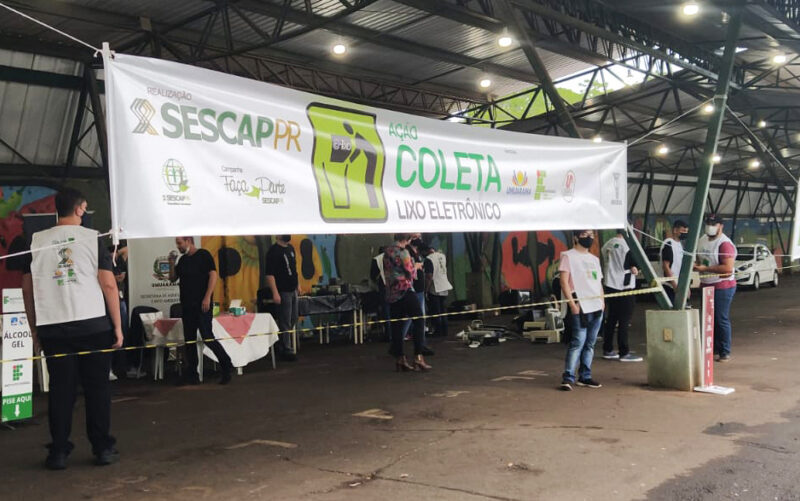 Campanha E-lixo: Três mil quilos de equipamentos foram coletados em Umuarama