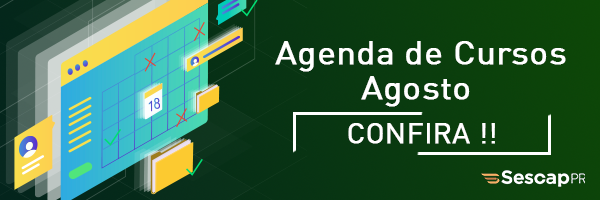 SESCAP-PR tem intensa agenda de cursos em agosto. Confira!