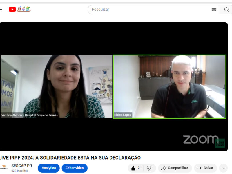 SESCAP-PR apoia repasse de parte do IR a projetos sociais